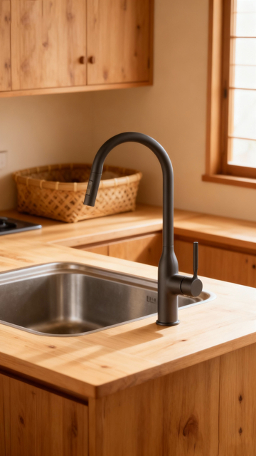 Modern Pull-Down Kitchen Faucet with Single Handle Chrome Zinc Alloy Tap and Dual-Function Sprayer for Commercial Kitchens