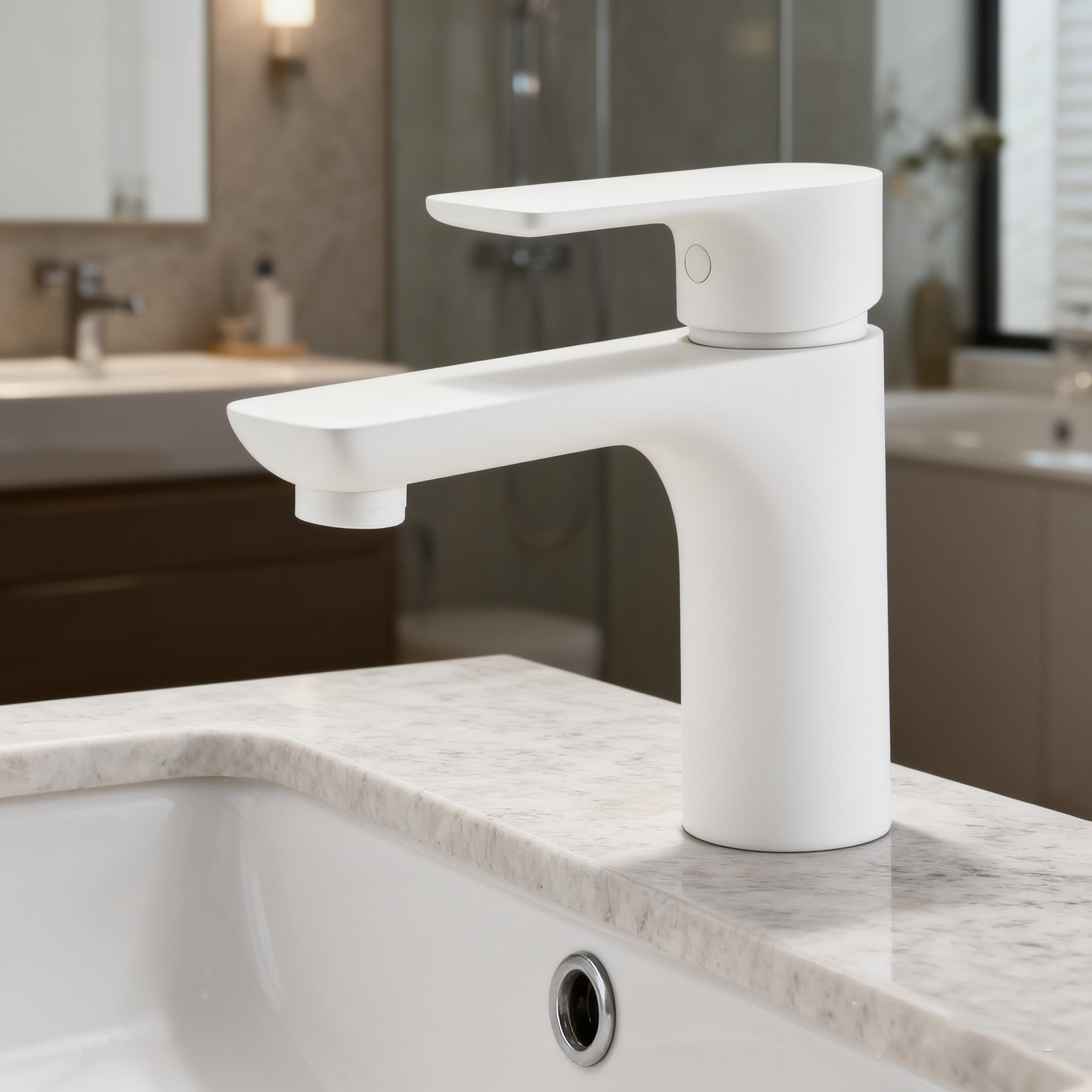 DF-11010 Single-Hole Basin Faucet Mixer | Solid Brass, OEM Project Ready