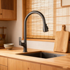 Commercial Style Pull Out Kitchen Mixer Tap with Sprayer for Cleaning and Washing Dishes from China manufacturer