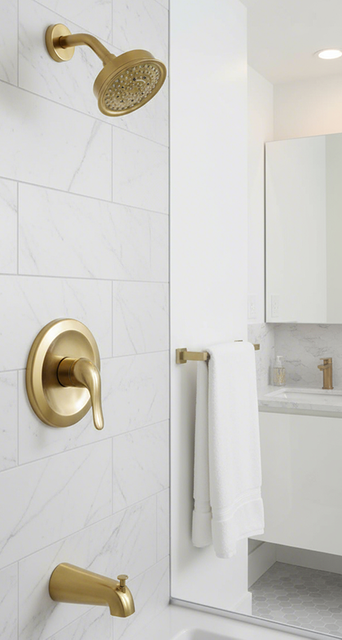 Single Function Pressure Balance Shower Faucet