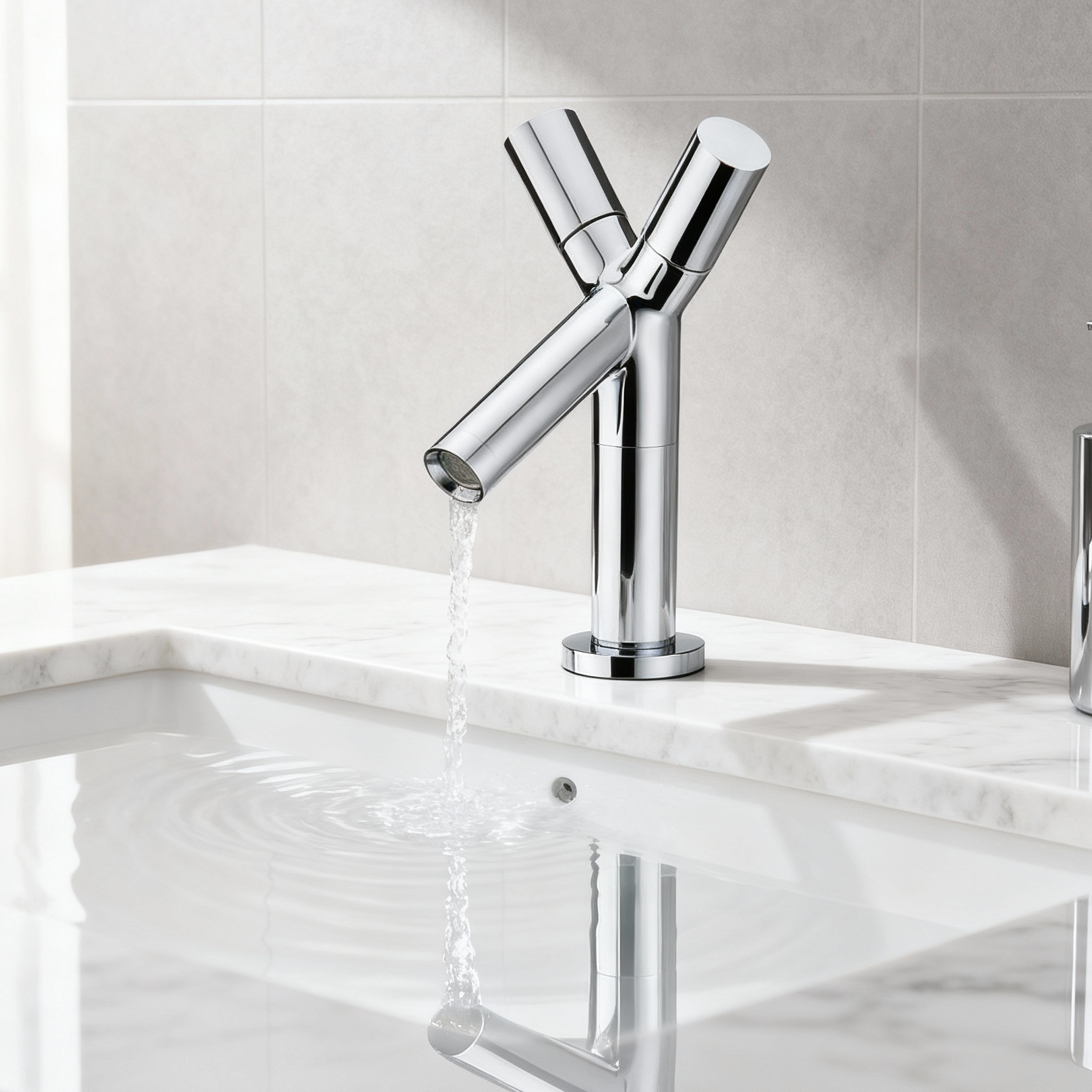 DF-Y6019 Modern Basin Faucet – DR Brass Single Handle Mixer with Precision Sprayer