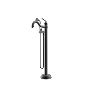 Matte Black High Flow Bathtub Faucet