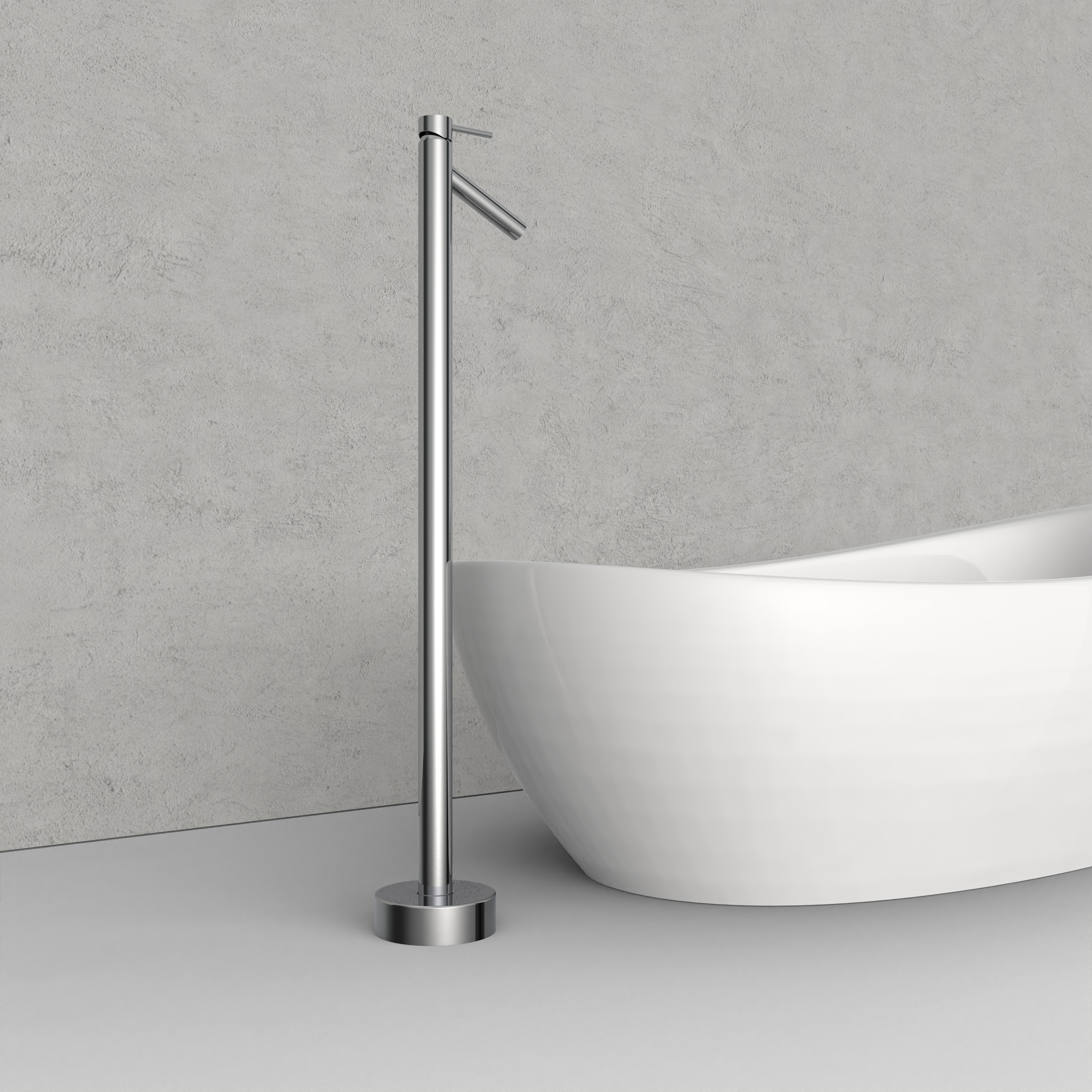 Sleek Chic Freestanding Basin Faucet for Pedestal Basin