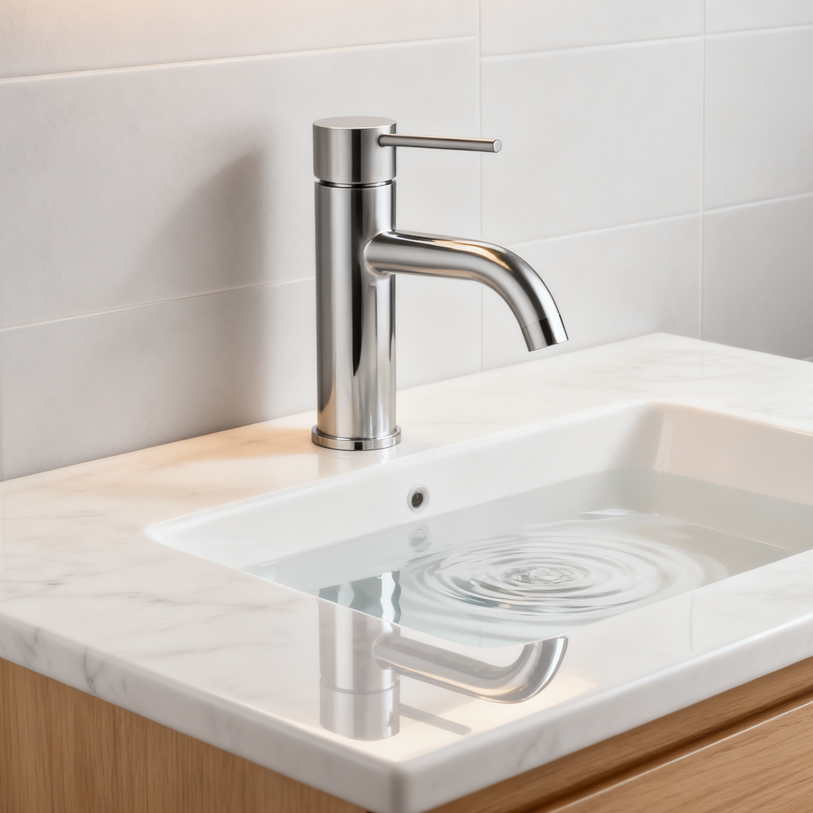 LD-01101SS Stainless Steel Basin Faucet Brushed Nickel Single Handle Bathroom Mixer Tap – Eco-Friendly Modern Design