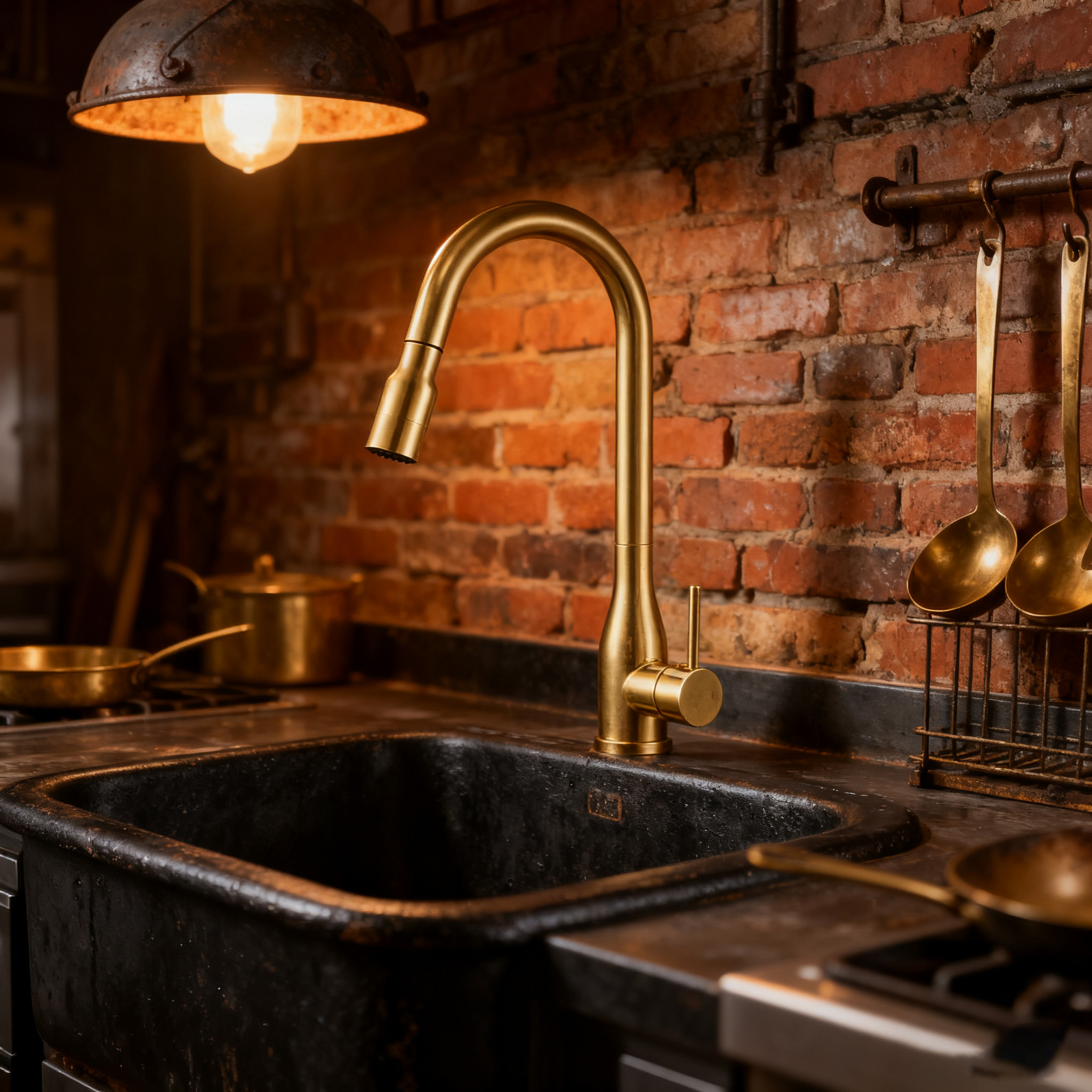 Premium High-Arc Pull-Down Kitchen Faucet with Sprayer and durable Chrome Finish for Modern Homes and Commercial Spaces