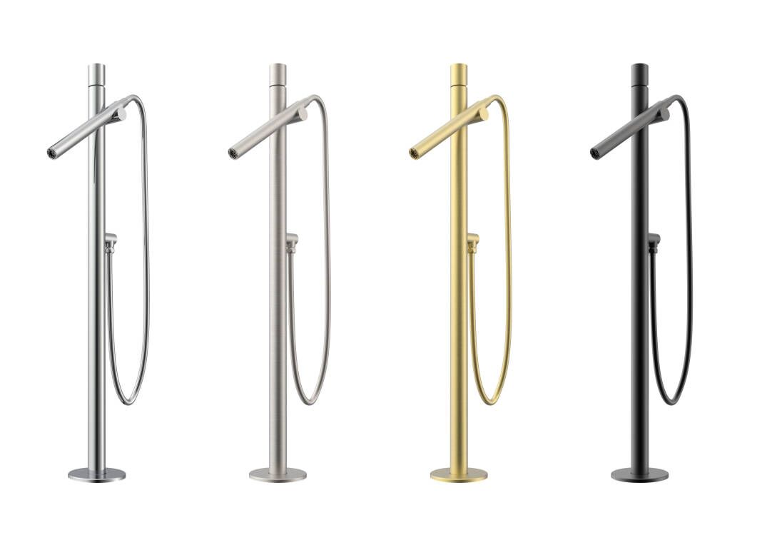 Stainless Steel Freestanding Tub Filler Faucet