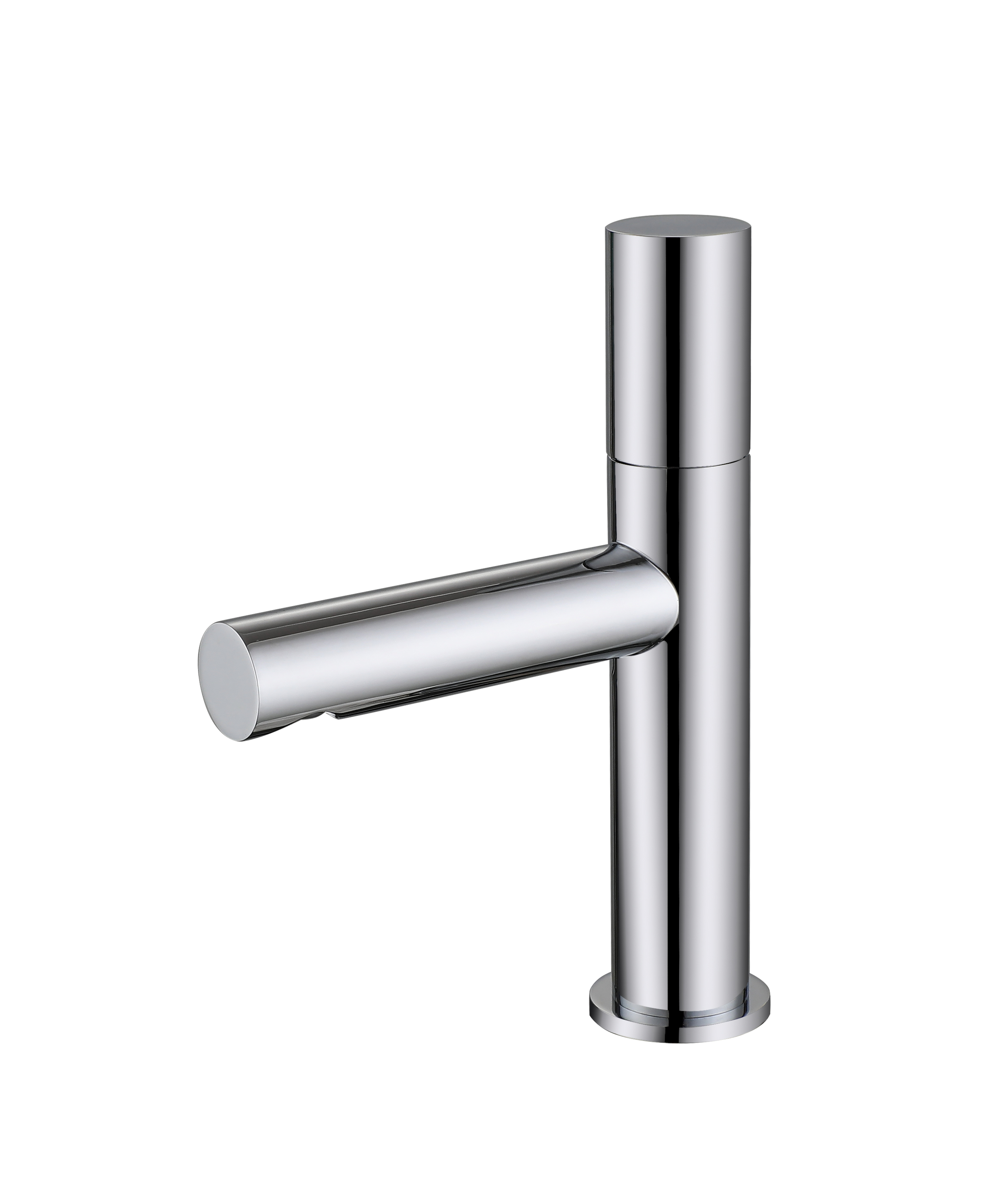 Modern Single Handle Basin Faucet with Built-in Aerator – Contemporary Bathroom Sink Mixer Tap for Residential and Commercial Projects