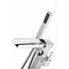 Modern Floor Stand Bathtub Faucet Freestanding Tub Filler Faucet