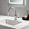 DF-03008S Modern Brass Basin Faucet – Brushed Nickel Finish | Single Handle Bathroom Mixer Tap