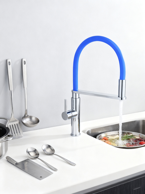 Kitchen Faucet for Single Handle Sink Tap for Modern Homes and Commercial Spaces