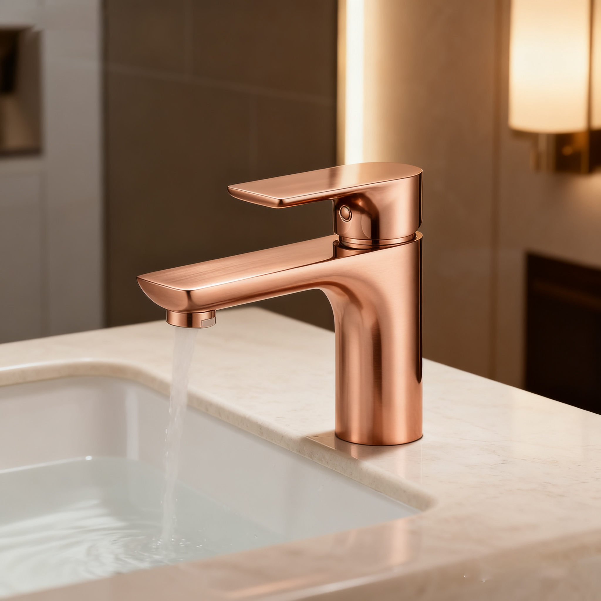 DF-11010 Single-Hole Basin Faucet Mixer | Solid Brass, OEM Project Ready