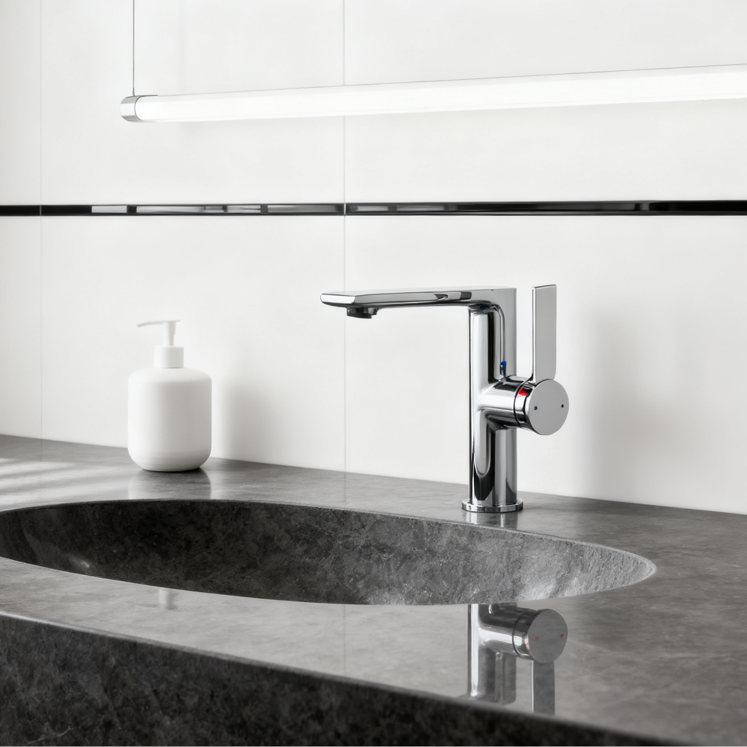 1401033 Gun Metal Brass Basin Faucet